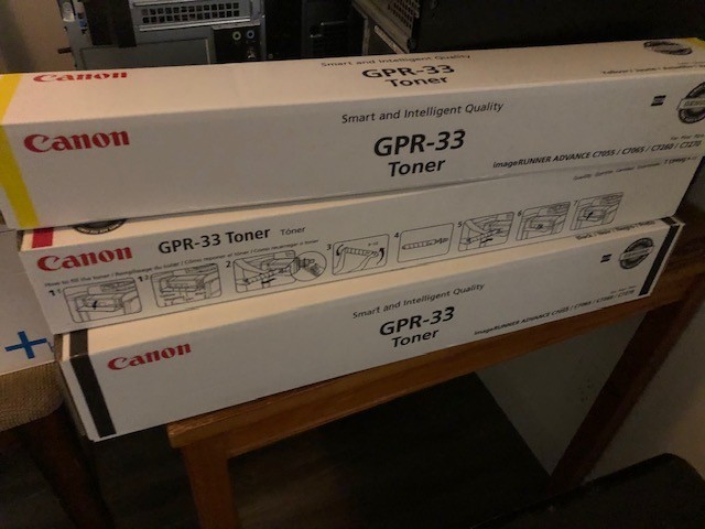 3 Canon GPR-33 toner