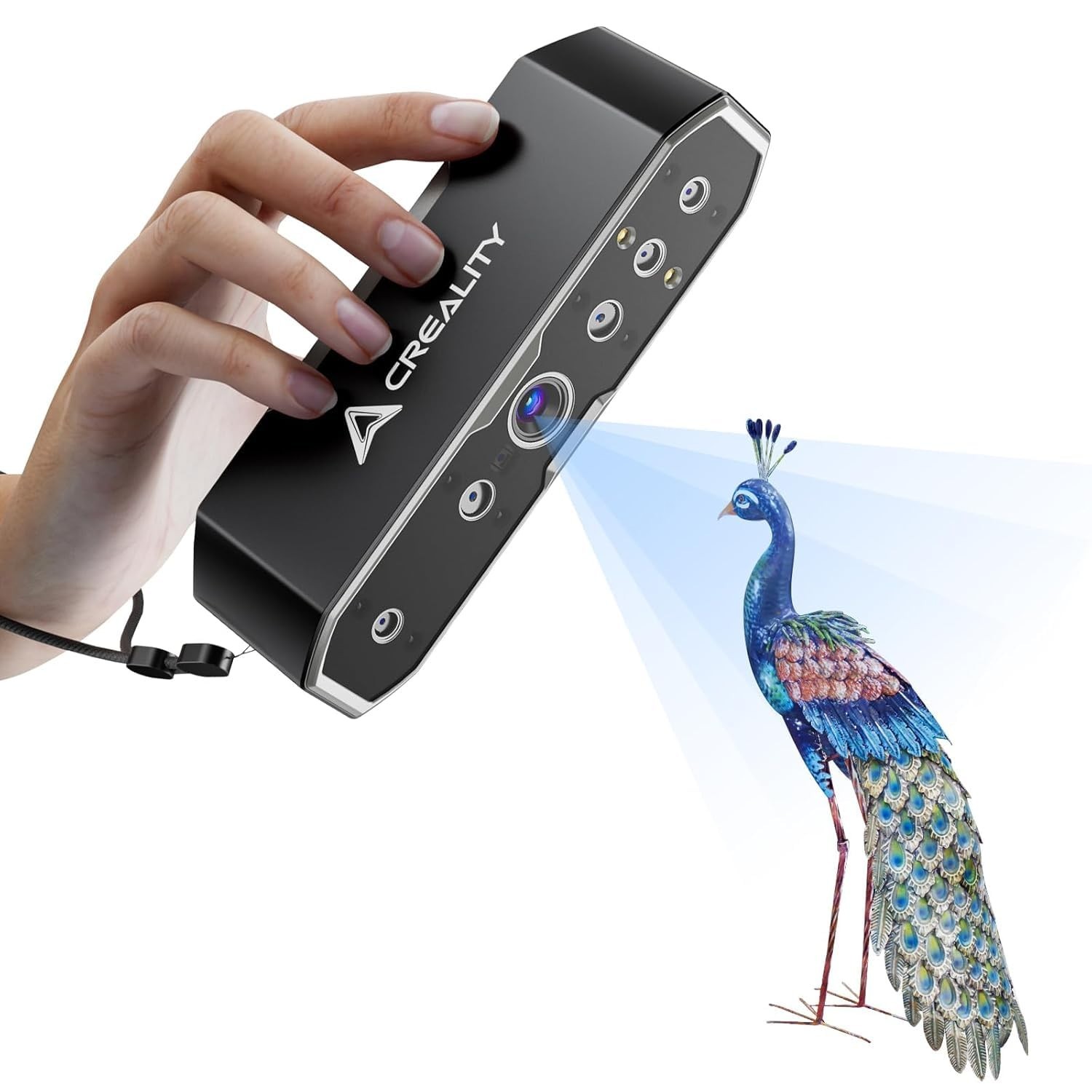 Creality CR-Scan Raptor 3D Scanner 24-Bit Full-Color Scanning – GREAT CONDITION