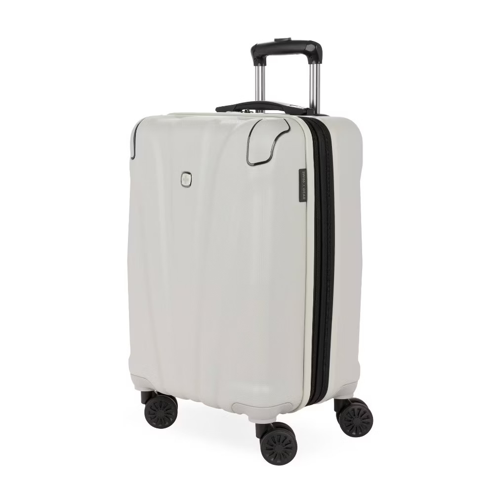 SWISSGEAR Cascade Hardside Carry On Spinner Suitcase – Sustained Gray: