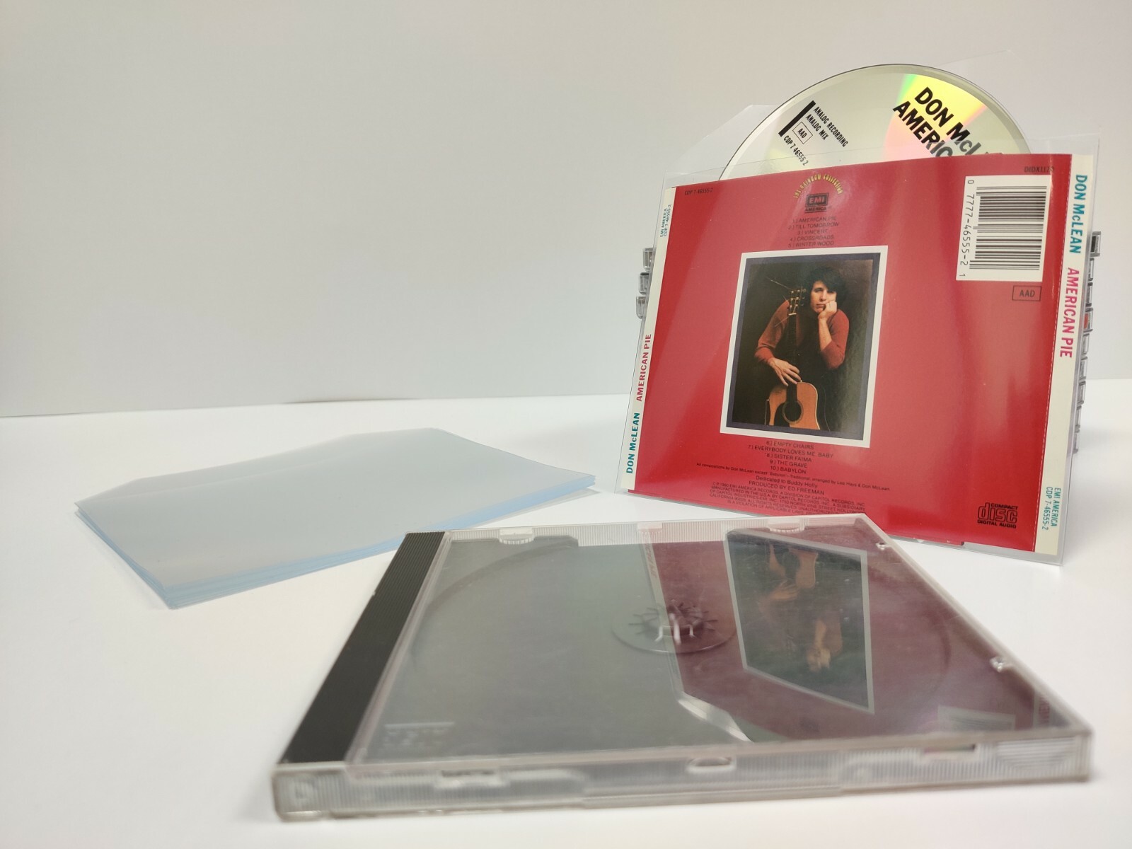 CD Jewel Case Replacement Clear Sleeve Premium by Panmer Save your Storage