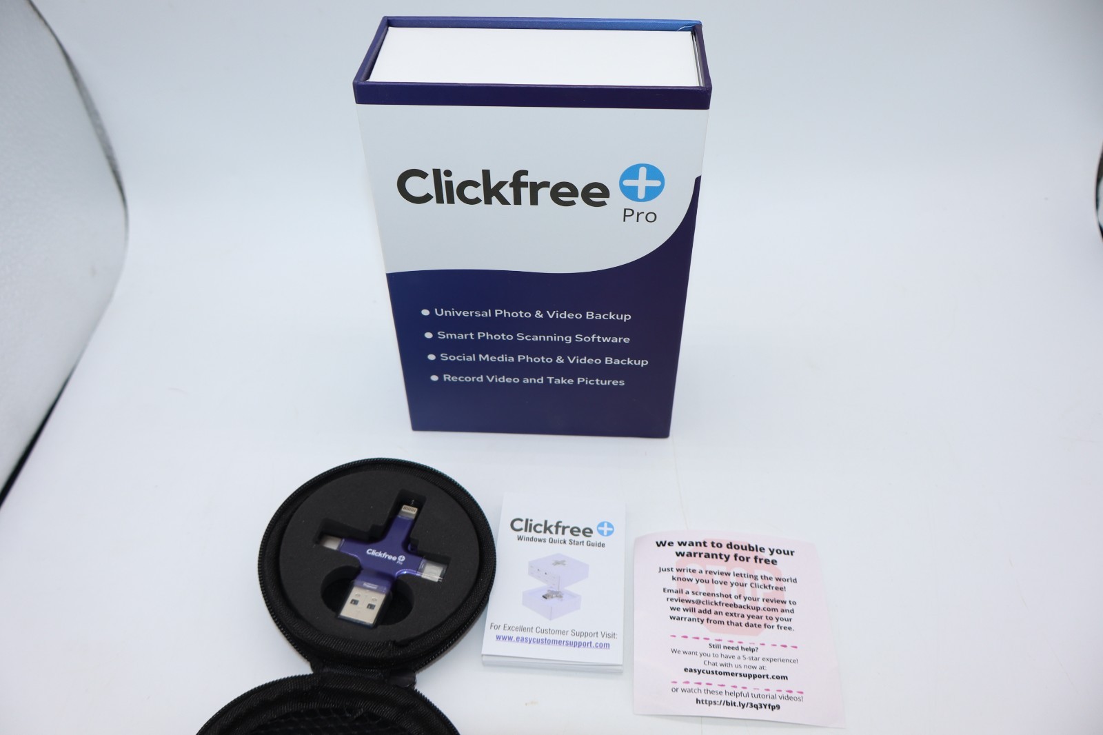 Clickfree Pro USB Photo Video Backup and Storage Expansion