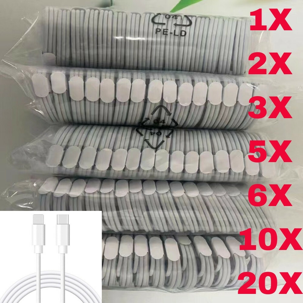 Lot PD USB Type C Fast Charger Cable For iPhone 13 12 11 Pro XS Max XR 8 X iPad