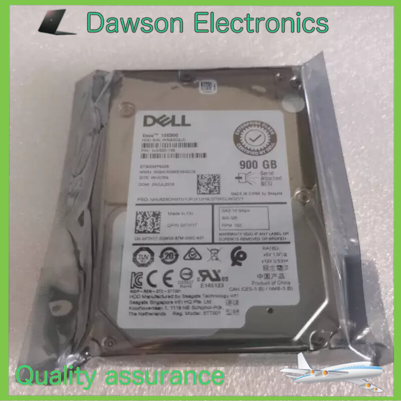 Dell 0XTH17 XTH17 900GB 15K 2.5″ SAS 12Gbps HDD v6 ST900MP0026 14G 15G 16G KIT