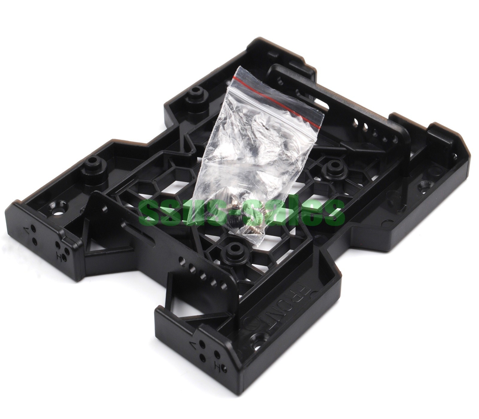 2PCS 5.25″ to 3.5″/2.5″ HDD Mounting Bracket Desktop CD-ROM Drive Bay Adapter