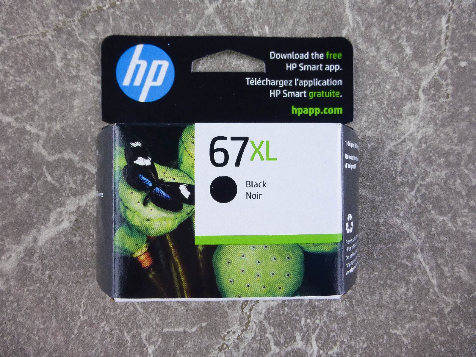 HP 67XL Ink Cartridge Black ~ 240 pages – New Fresh Factory Boxed