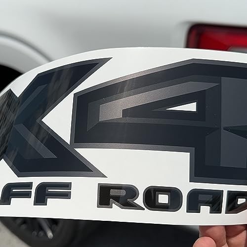 FX4 Off Road Decal Replacement Premium Series (BLACK and Metallic Finish)