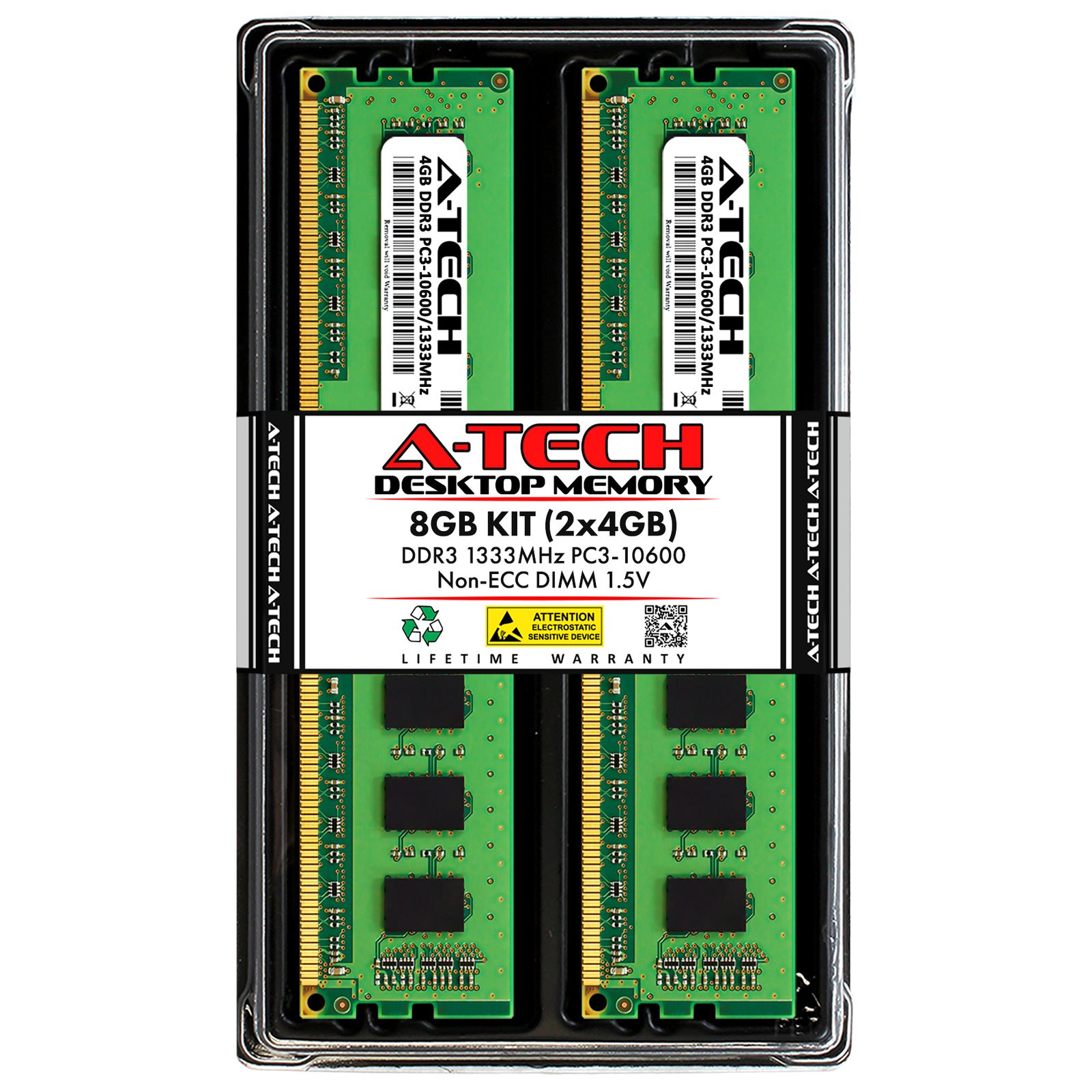 8GB 2x4GB PC3-10600U Dell Vostro 270 460 270s 469-1599 Pc Memory RAM