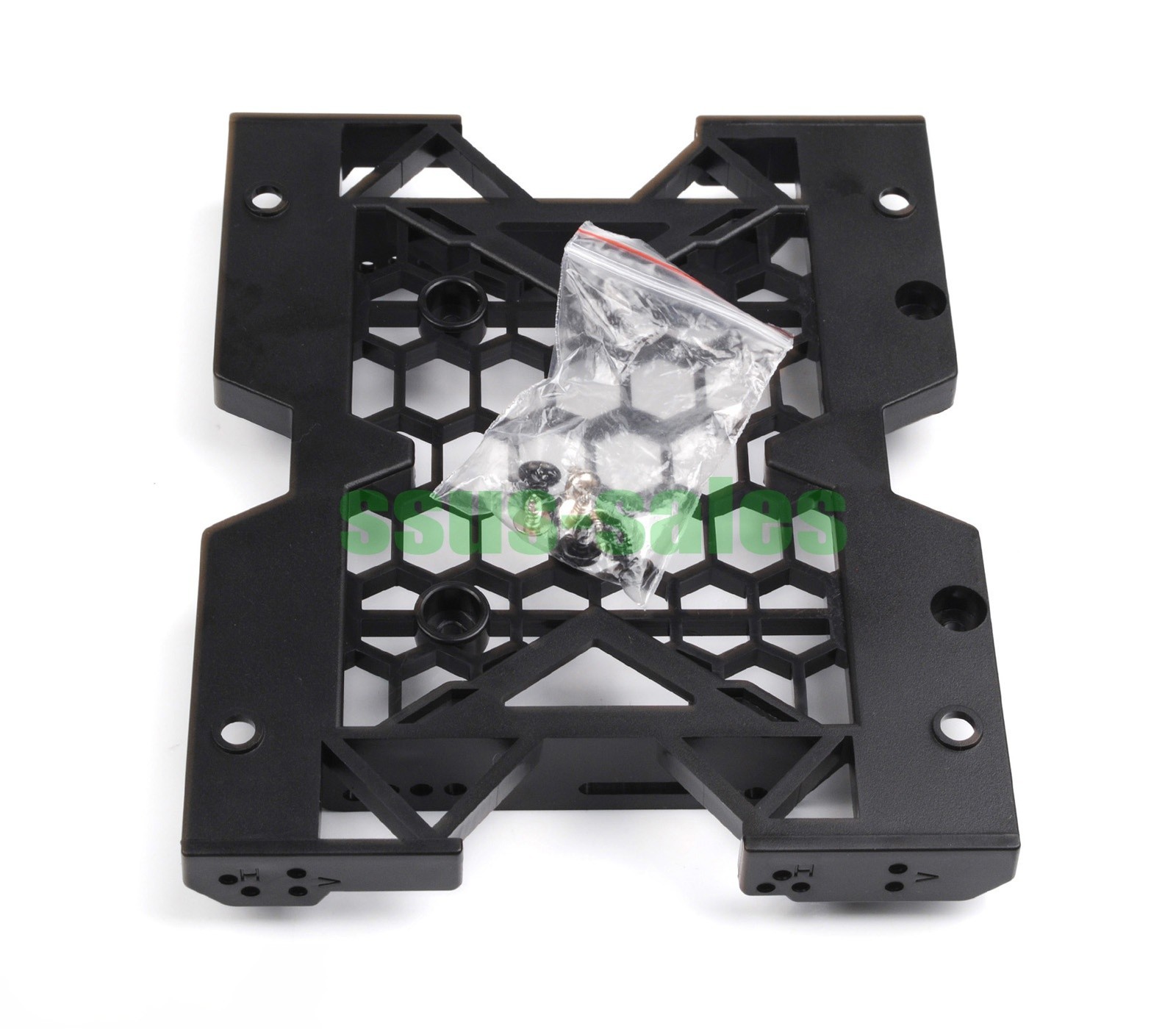 2PCS 5.25″ to 3.5″/2.5″ HDD Mounting Bracket Desktop CD-ROM Drive Bay Adapter
