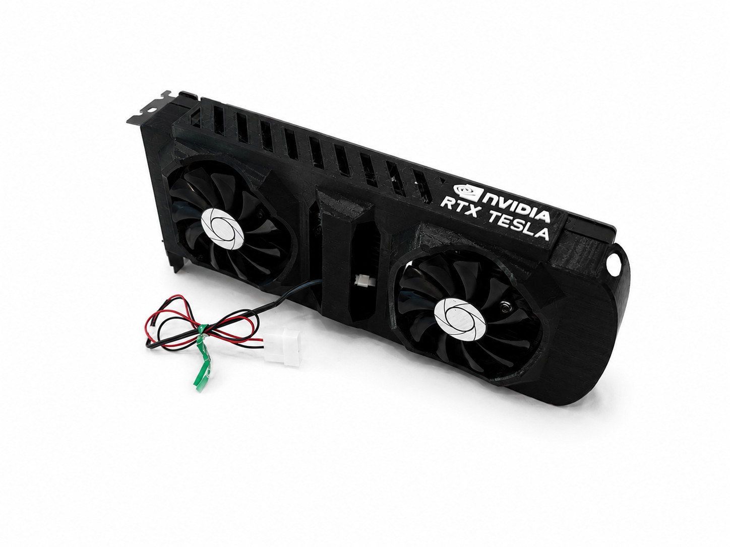NVIDIA Tesla K80 M60 Active Cooling Kit Dual Fan GPU Cooler Pre-Assembled