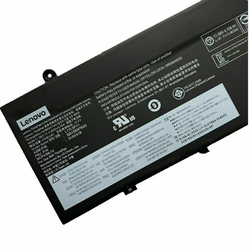 Genuine L17L3P71 01AV478 Battery For Lenovo ThinkPad T480S SB10K97620 57WH NEW