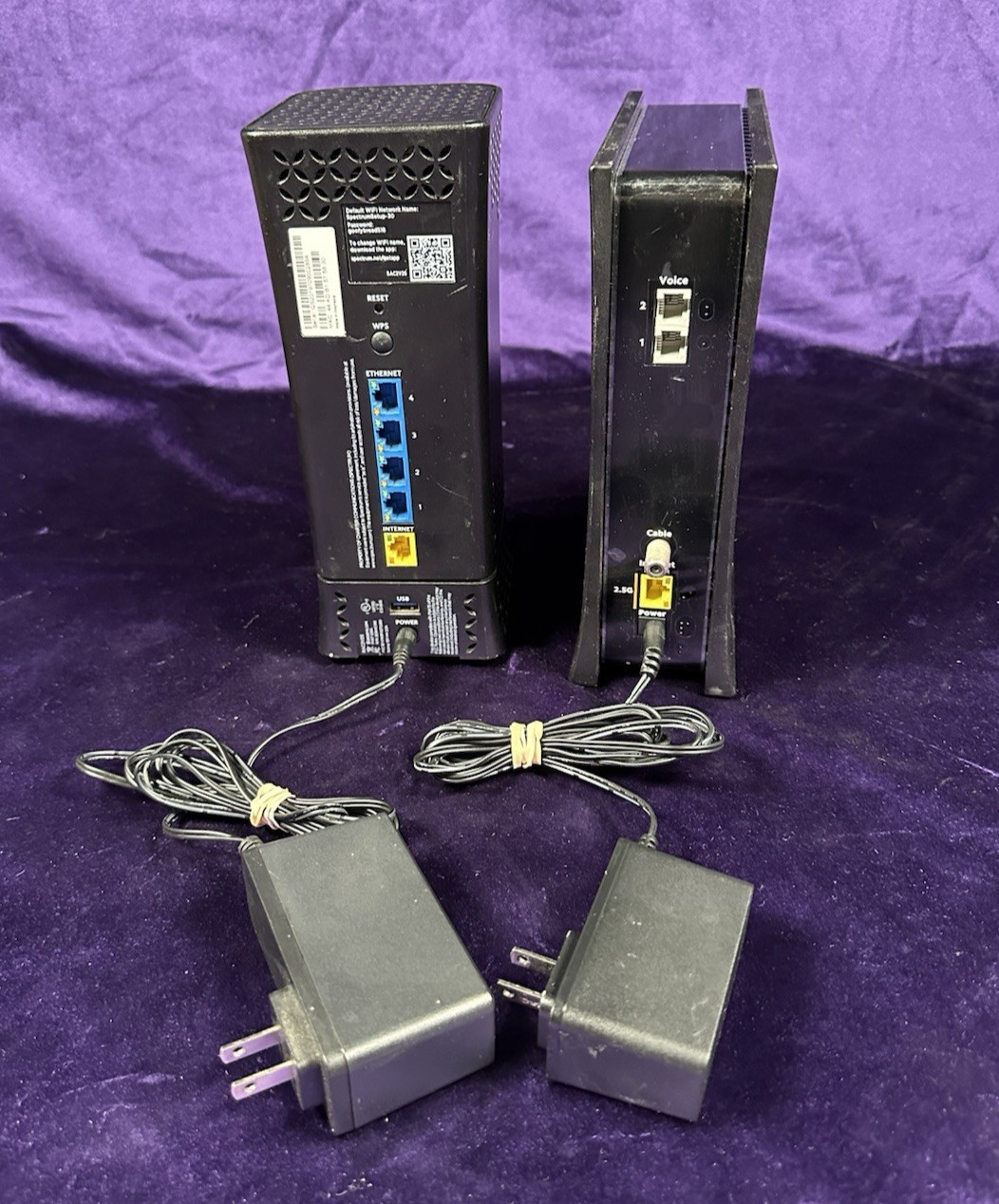 Spectrum 2.5 WiFi Router Wireless Internet And Modem Router With Power Cords