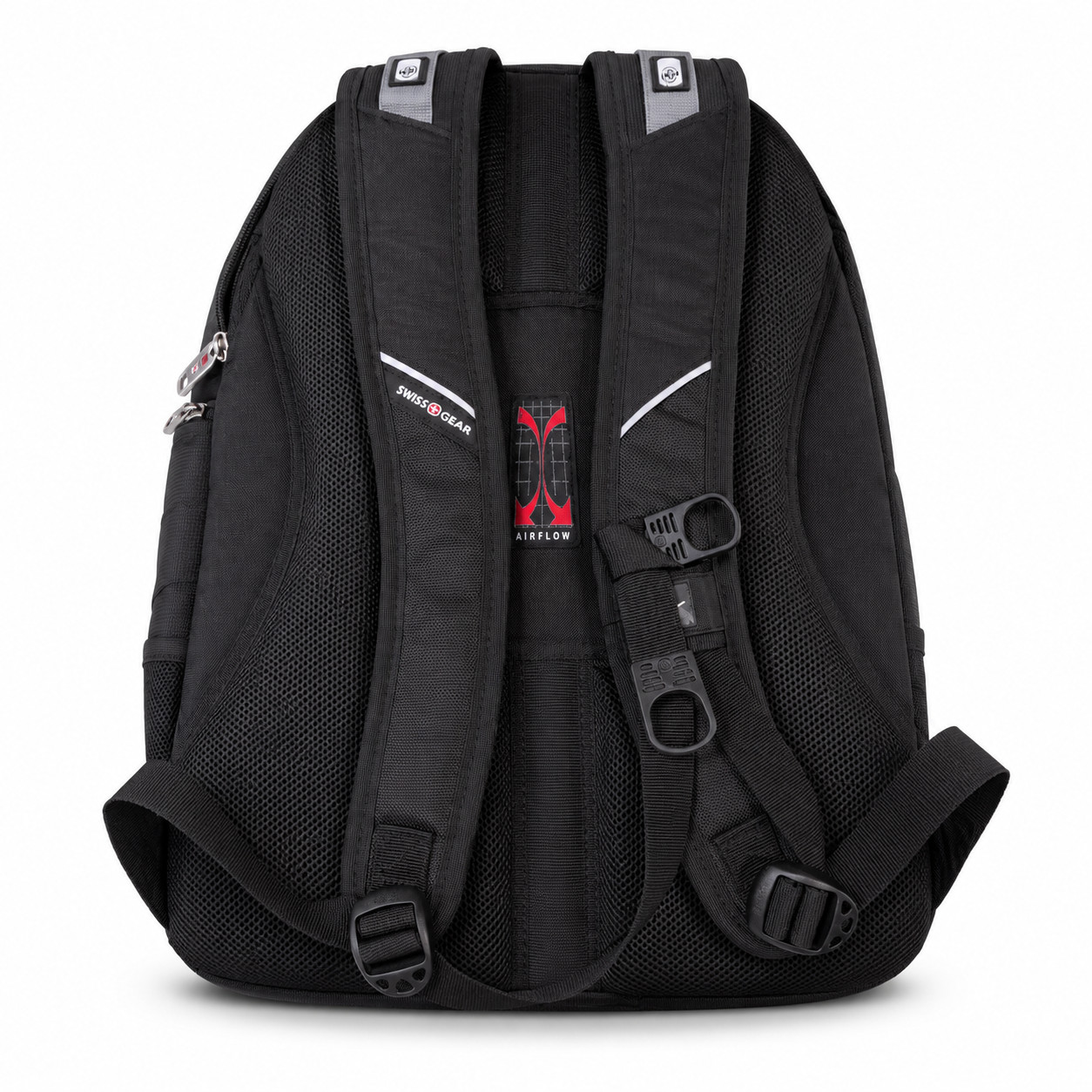 Swiss Gear Scansmart Airflow Backpack Black Laptop Travel School Bag New