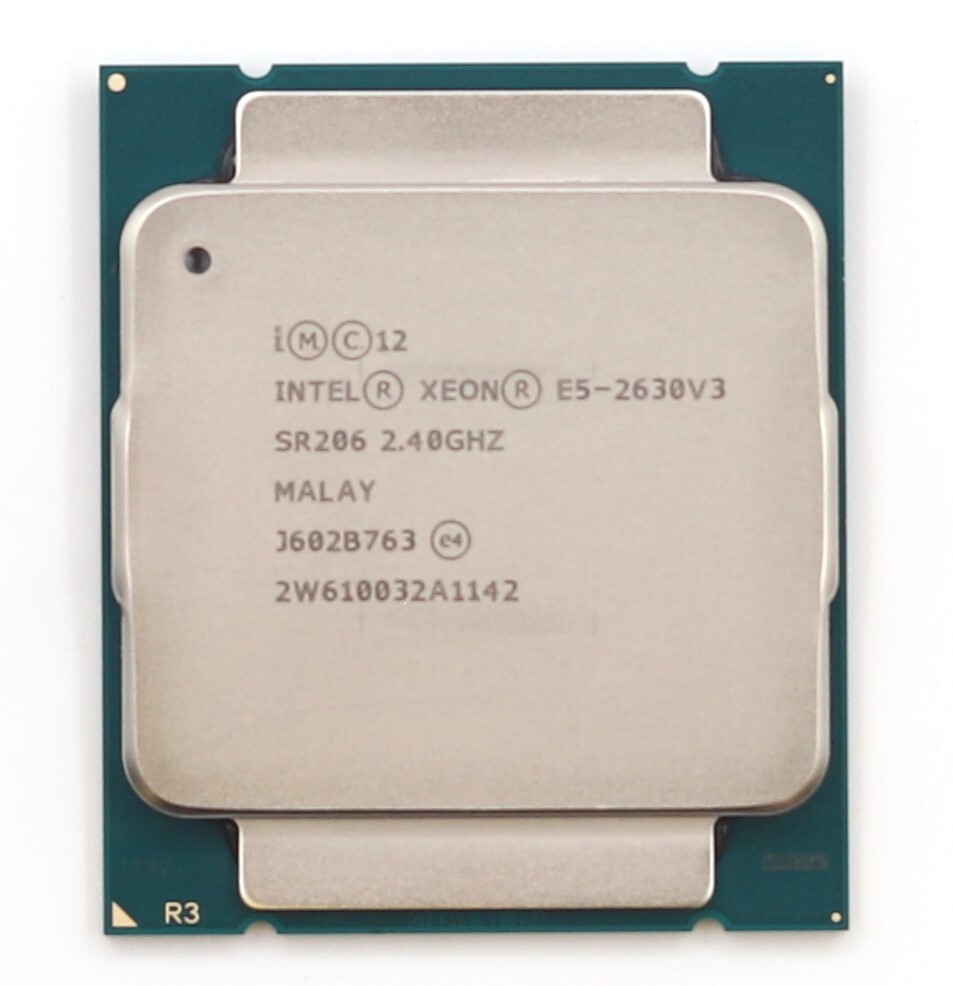 Intel Xeon E5-2630 V3 2.40GHZ 8-Core 20MB LGA 2011-3 Processor P/N: SR206 Tested