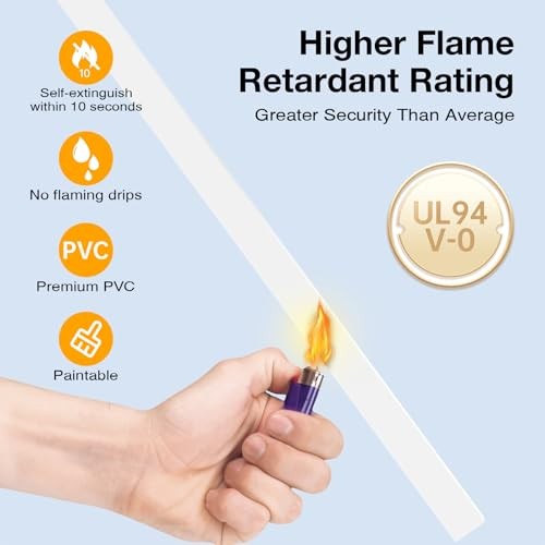 56.7in Cord Hider, Cord Covers for Mini 56.7in L x 0.55in W x 0.4in H White