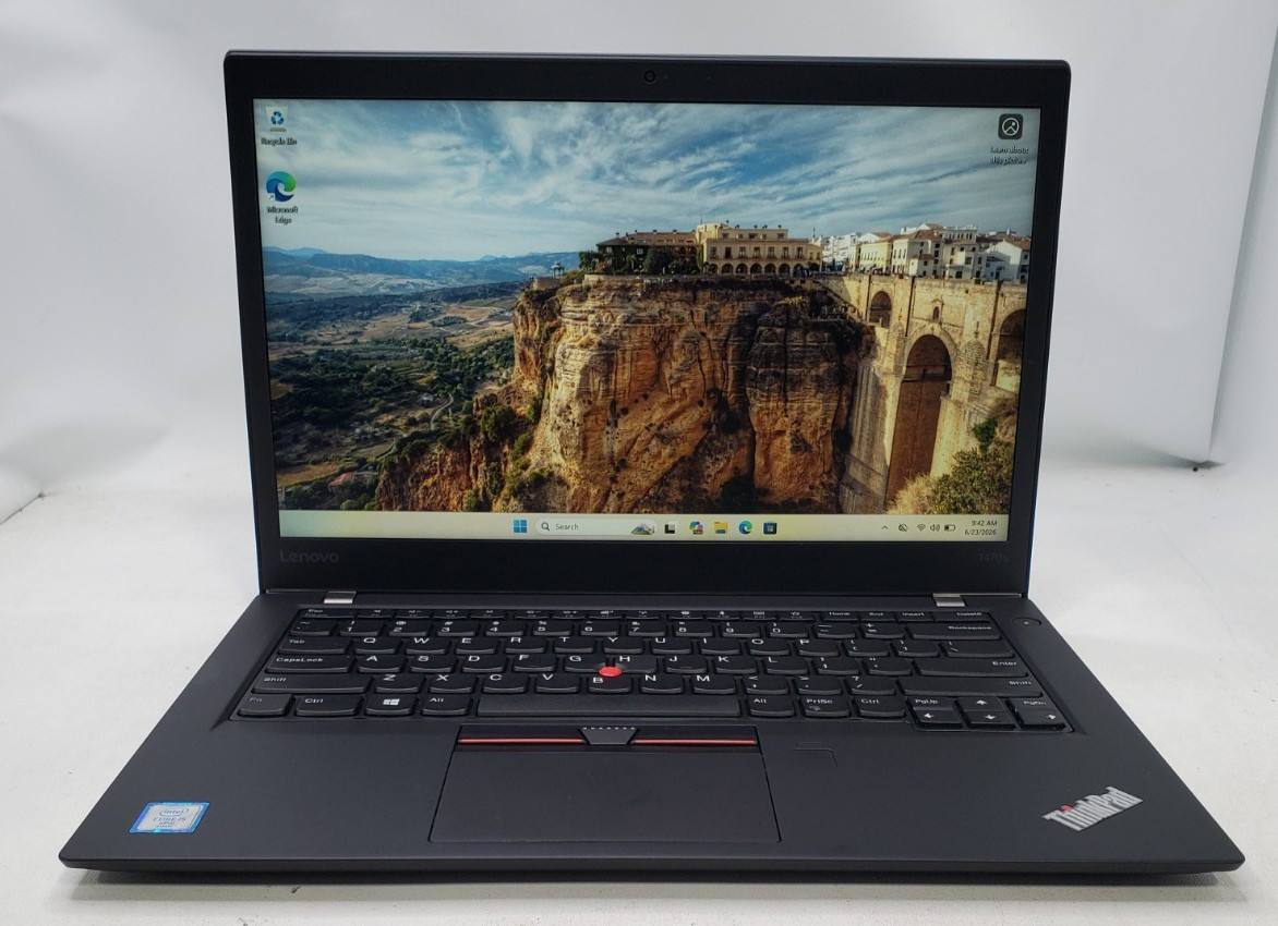 Lenovo ThinkPad T470S 14″ Core i5-6300U @ 2.40GHz 8GB RAM 512GB SSD Win 11 Pro