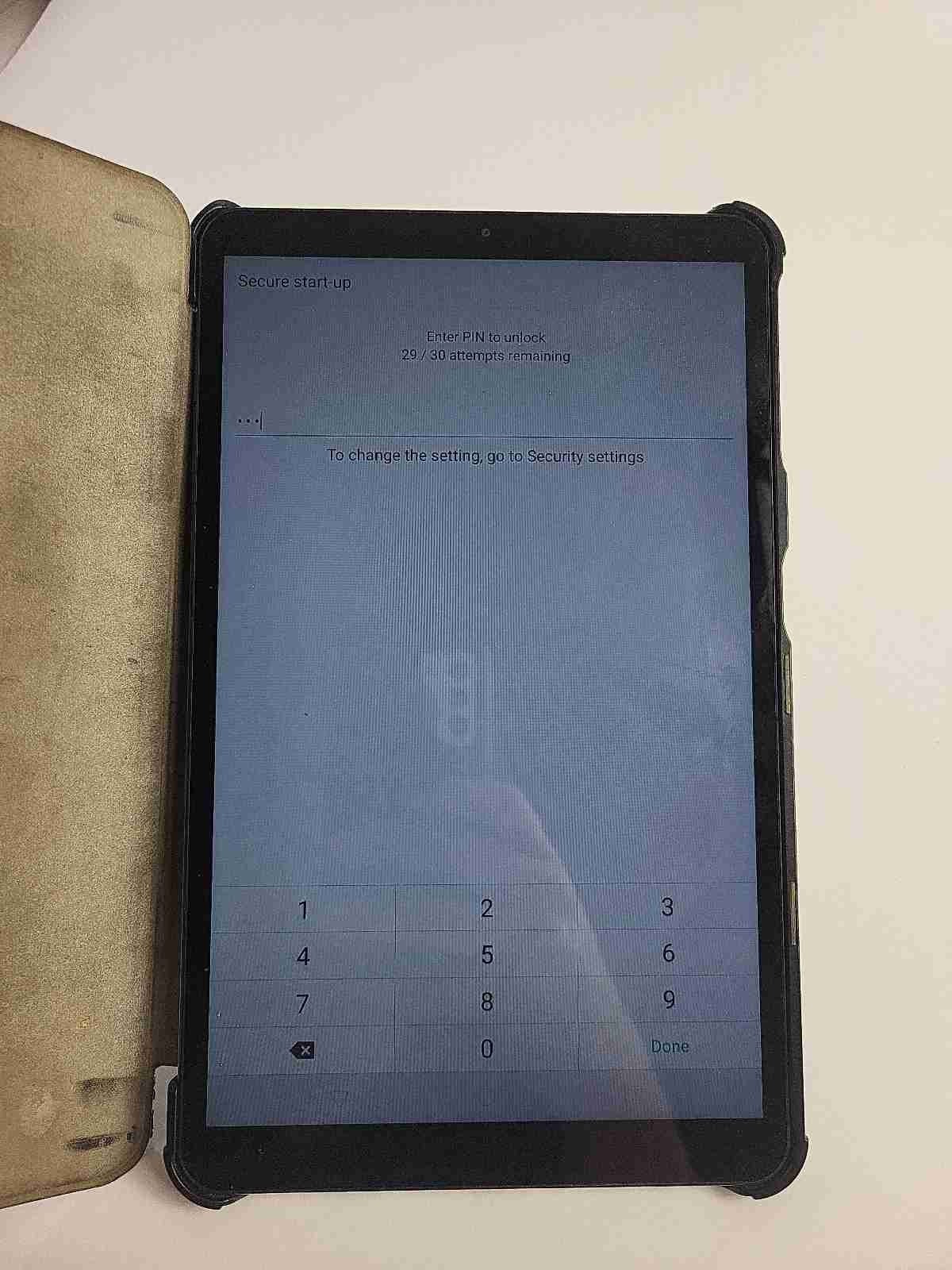 T-Mobile LG Gpad 5 10.1 Tablet Silver LM-T600TS – Unknown Password