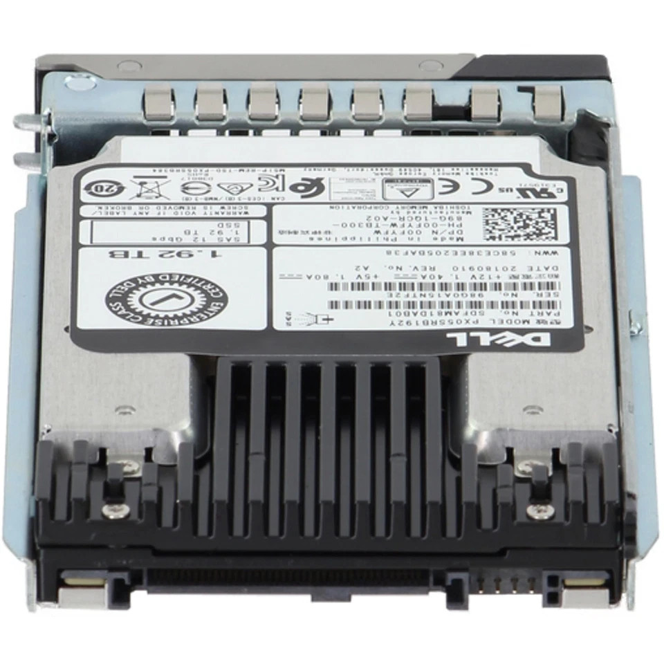 NEW 00FYFW 0FYFW DELL PX05SRB192Y 1.92TB 2.5″ SAS 12G RI SSD Solid State Drive