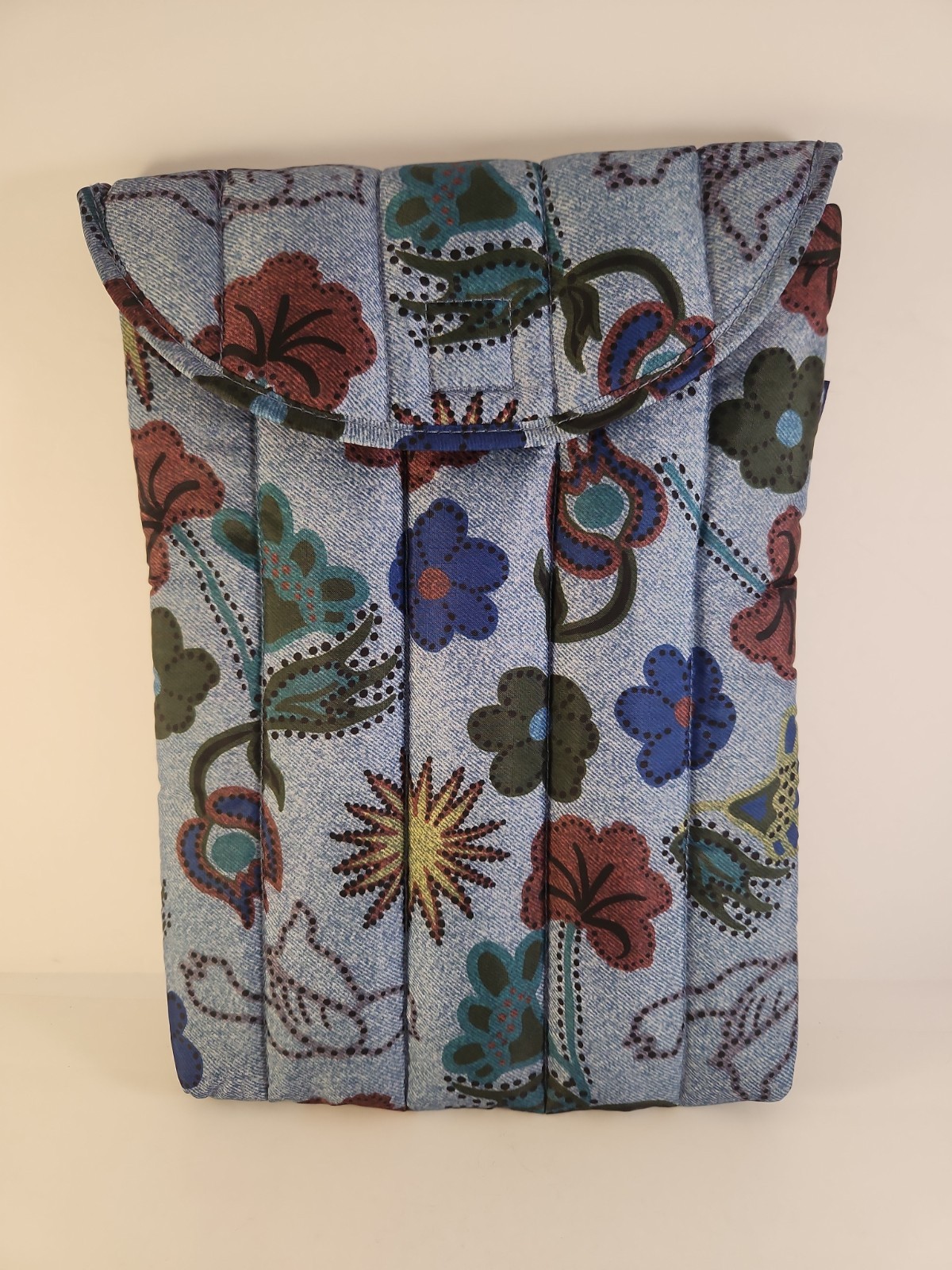 BAGGU 13″ x 9″ Puffy Laptop Sleeve Digital Denim Bird
