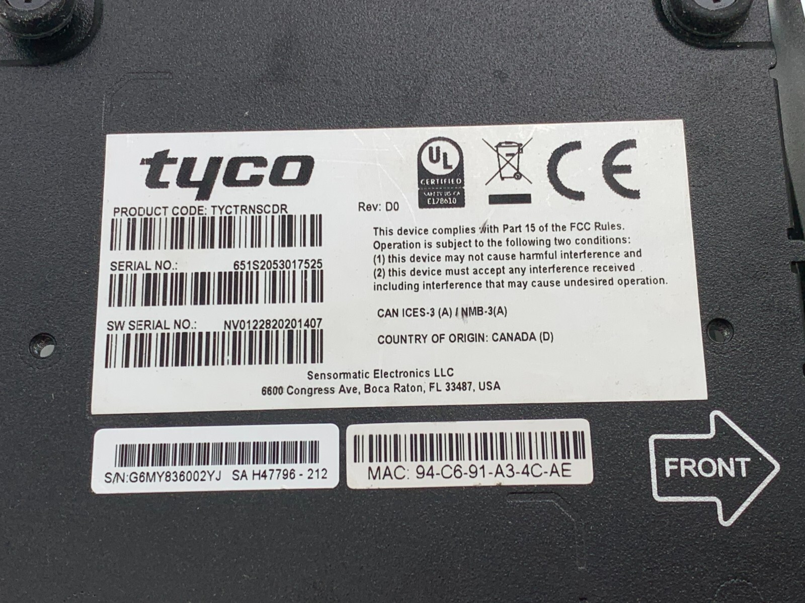 TYCO Transcoder TYCTRNSCDR Core i5-5300U 8GB DDR3 NO OS/SSD – Scuffed PARTS