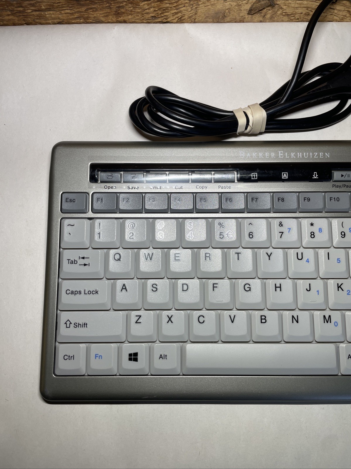 Bakker Elkhuizen Compact Keyboard S-Board 840 Design, ISO 9001/ISO 14001, USB