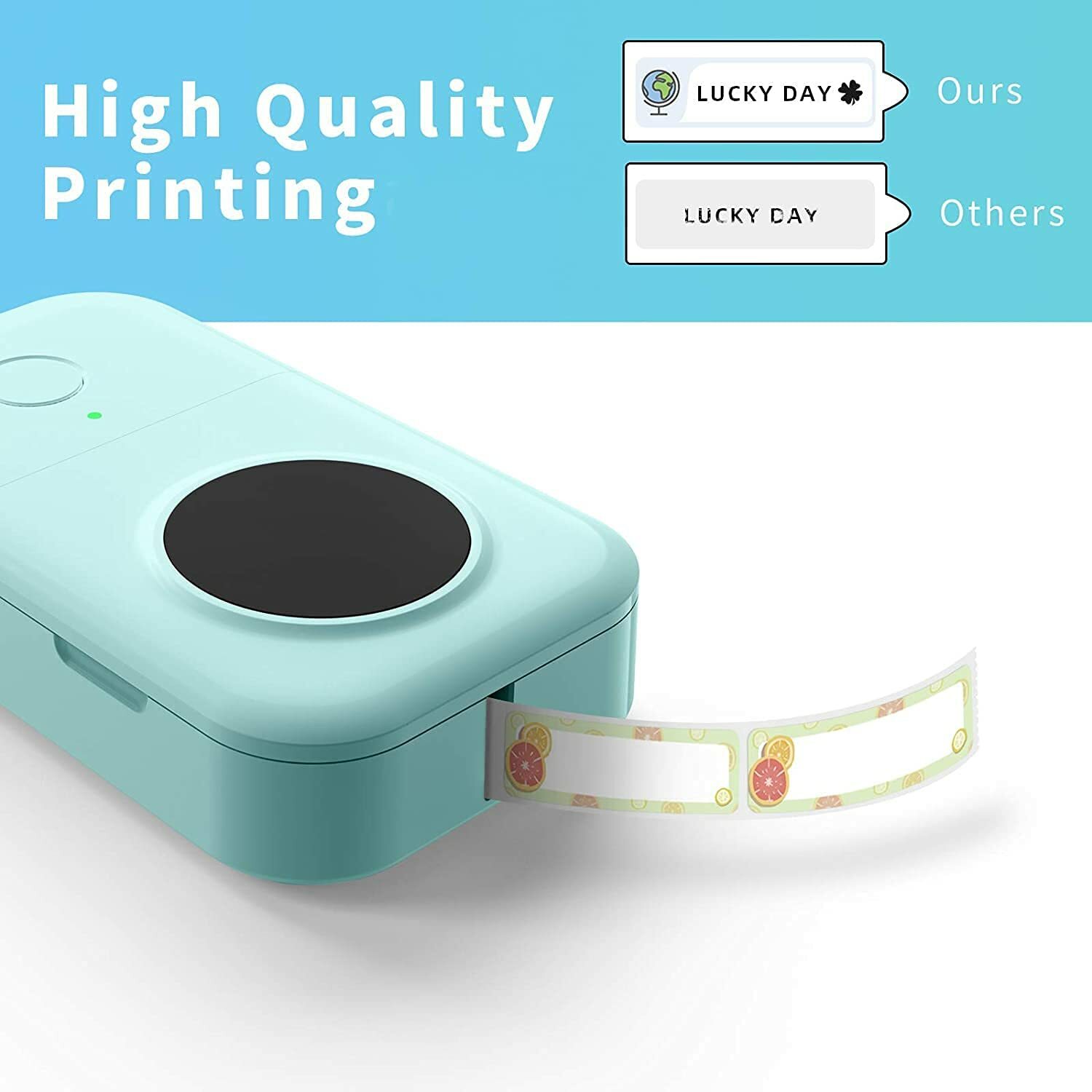 Phomemo D30 Mini Label Maker with Tape Easy-to-Use Thermal Sticker Paper Printer
