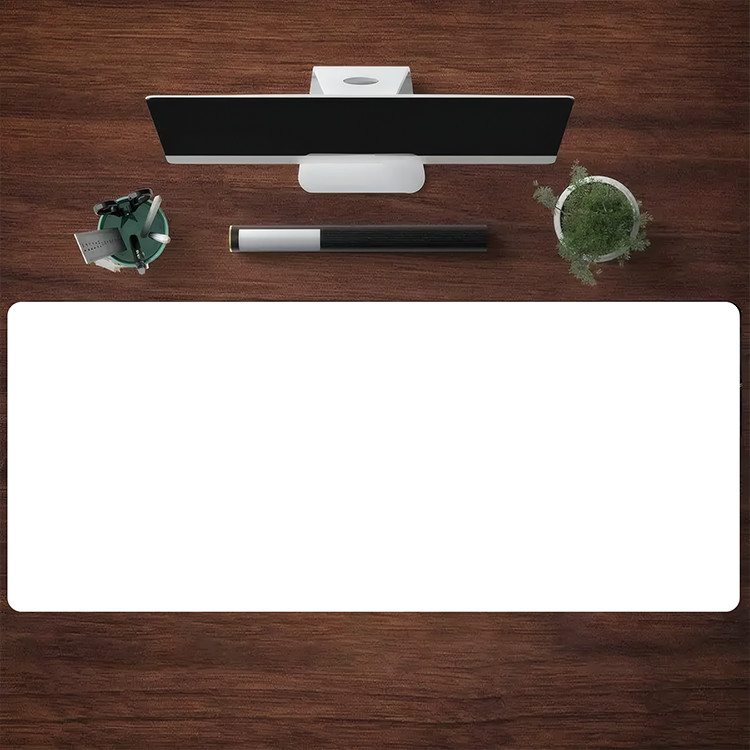 40*90cm XXL Wolf and Warrior Patterned HD Printed Desk Pad, Multi-Functional Rub