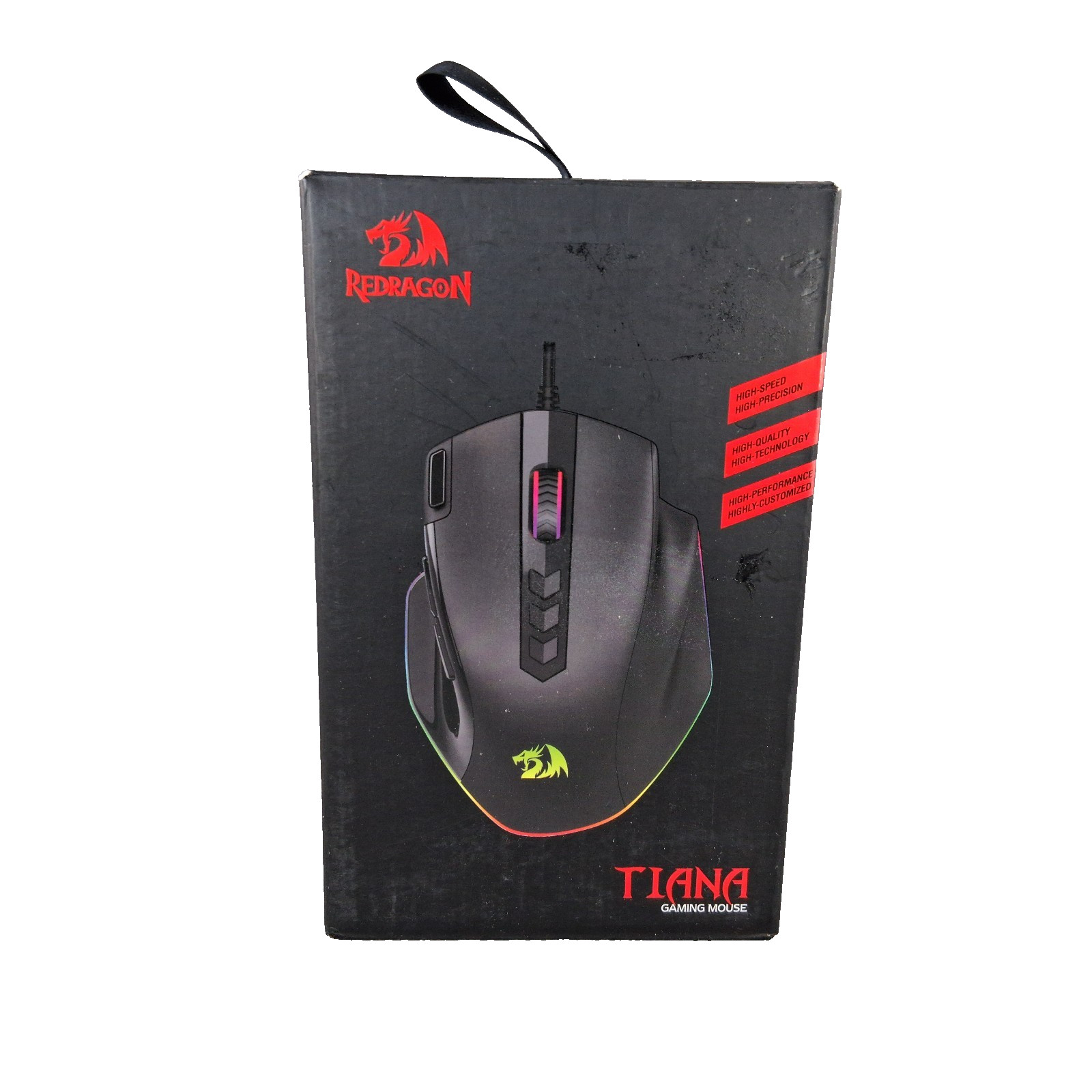 Redragon Wired Gaming Mouse, RGB Backlit Ergonomic Gamer Mouse Up to 8000 DPI