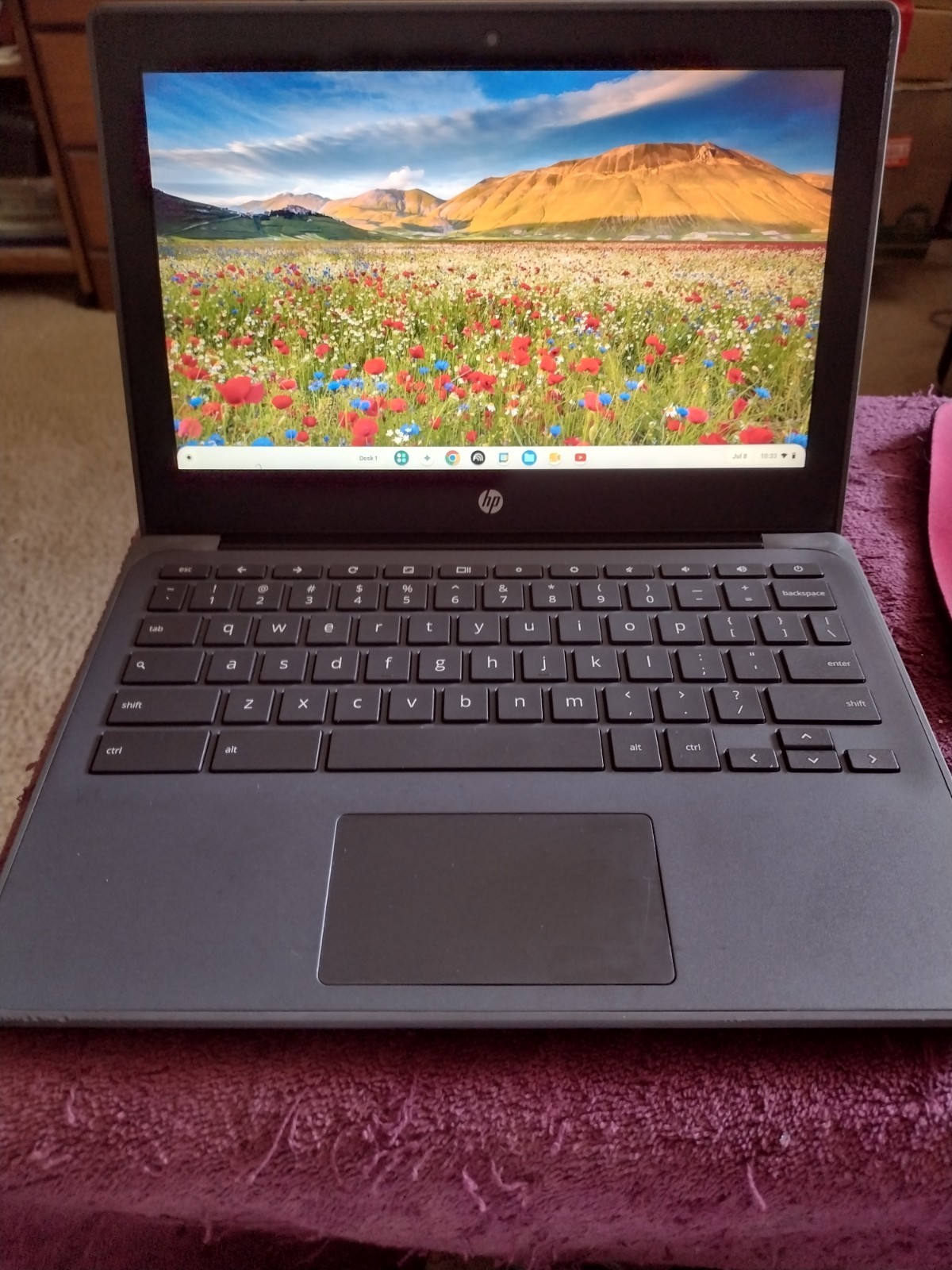HP Chromebook 11A G8 EE Laptop 11.6″ AMD A4-9120 4GB 32G good running nice clean