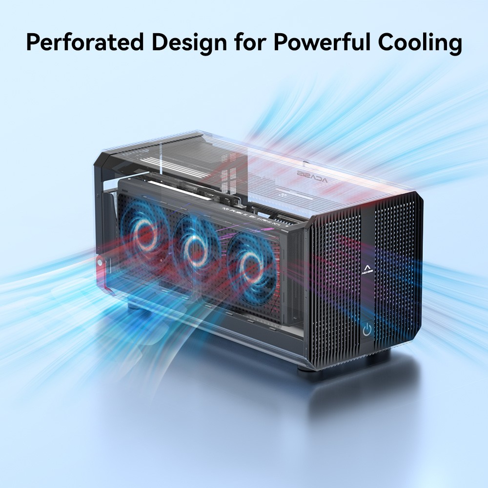 Acasis Thunderbolt 4 eGPU Dock 40Gbps for Video Editing 3D Rendering & Gaming