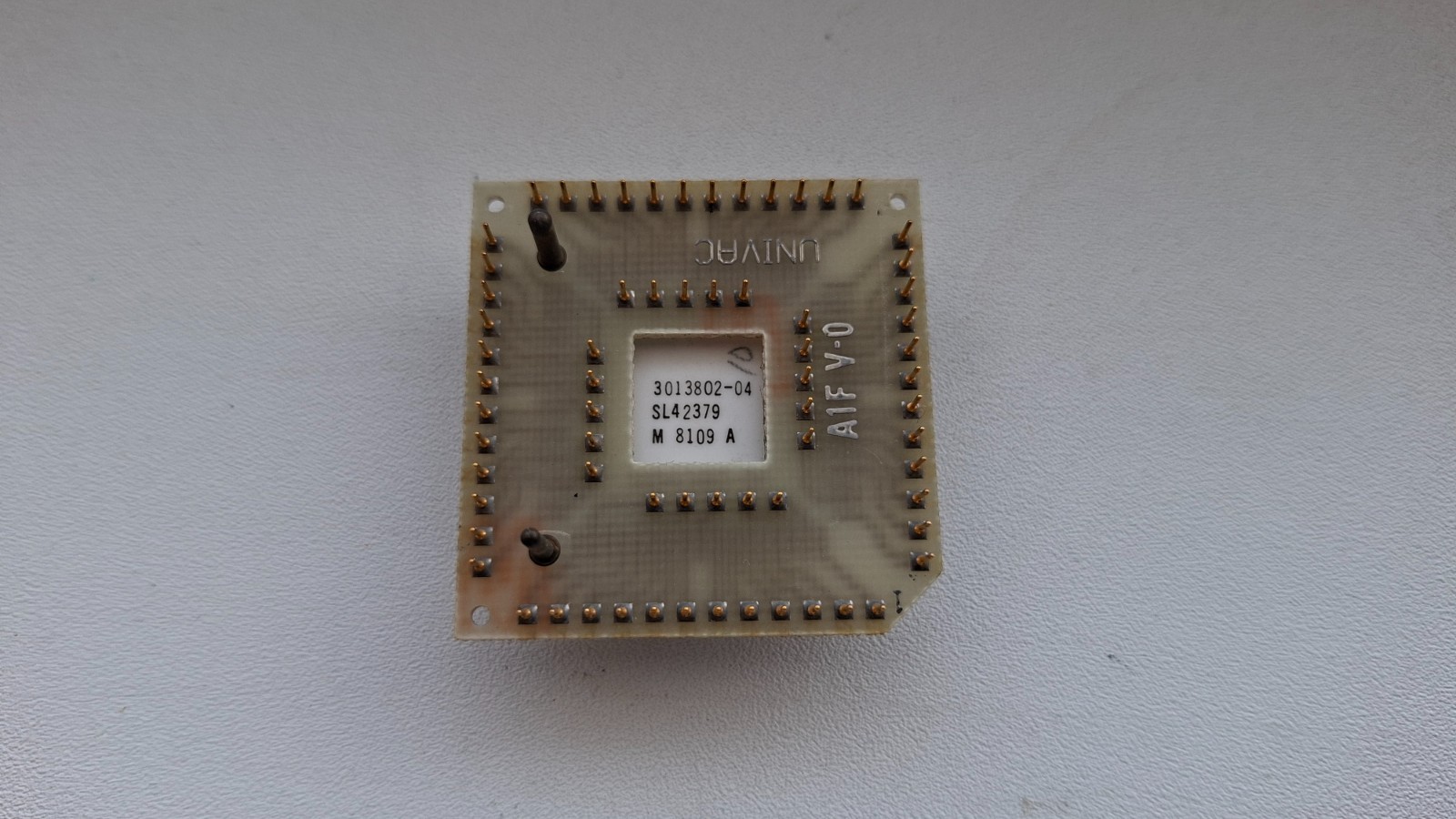 UNIVAC CPU 3626958-00 very rare UNIVAC unknown vintage CPU GOLD