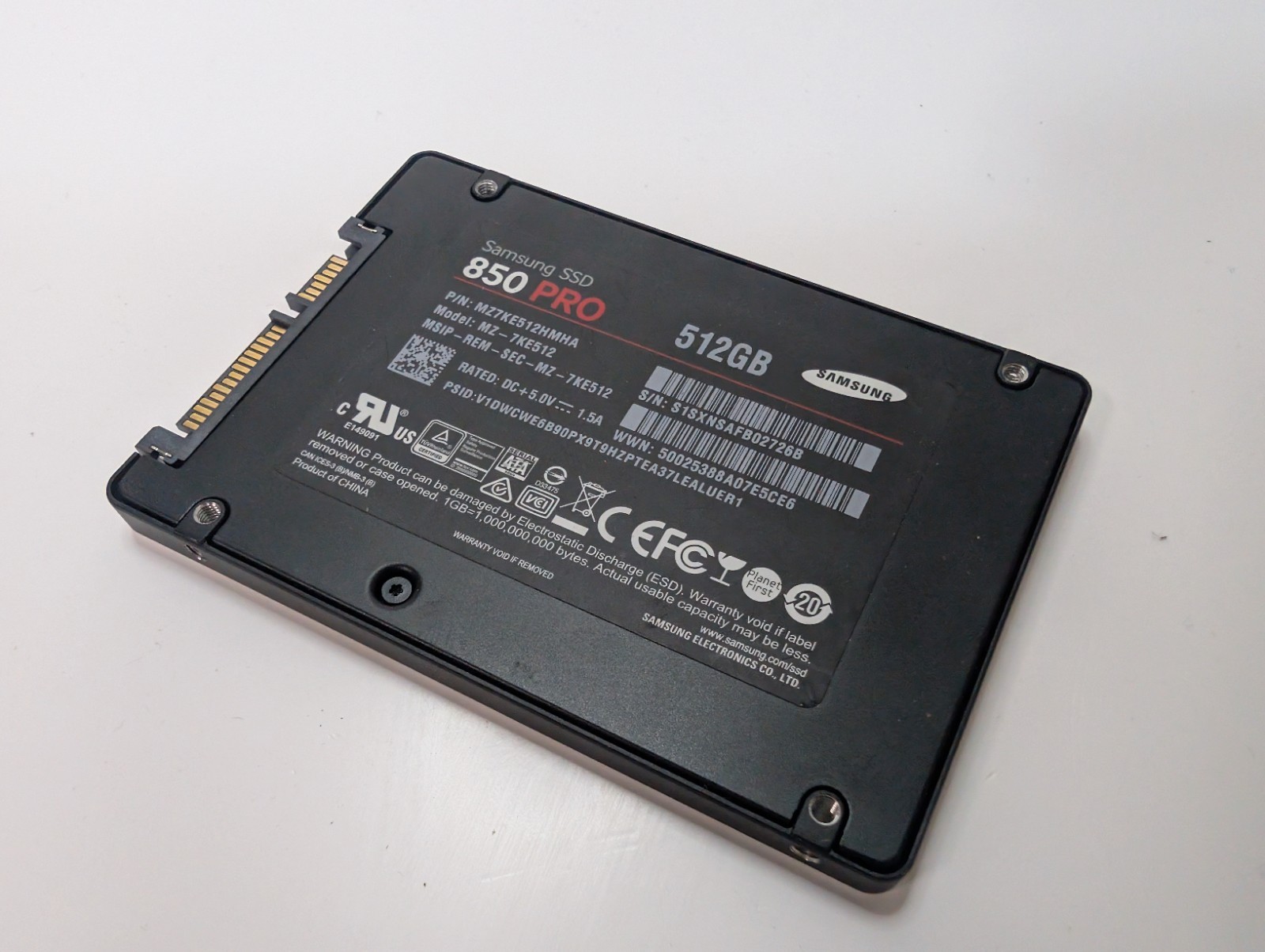 Samsung 850 PRO 512GB 2.5″ SATA III Internal SSD MZ-7KE512 Solid State Drive