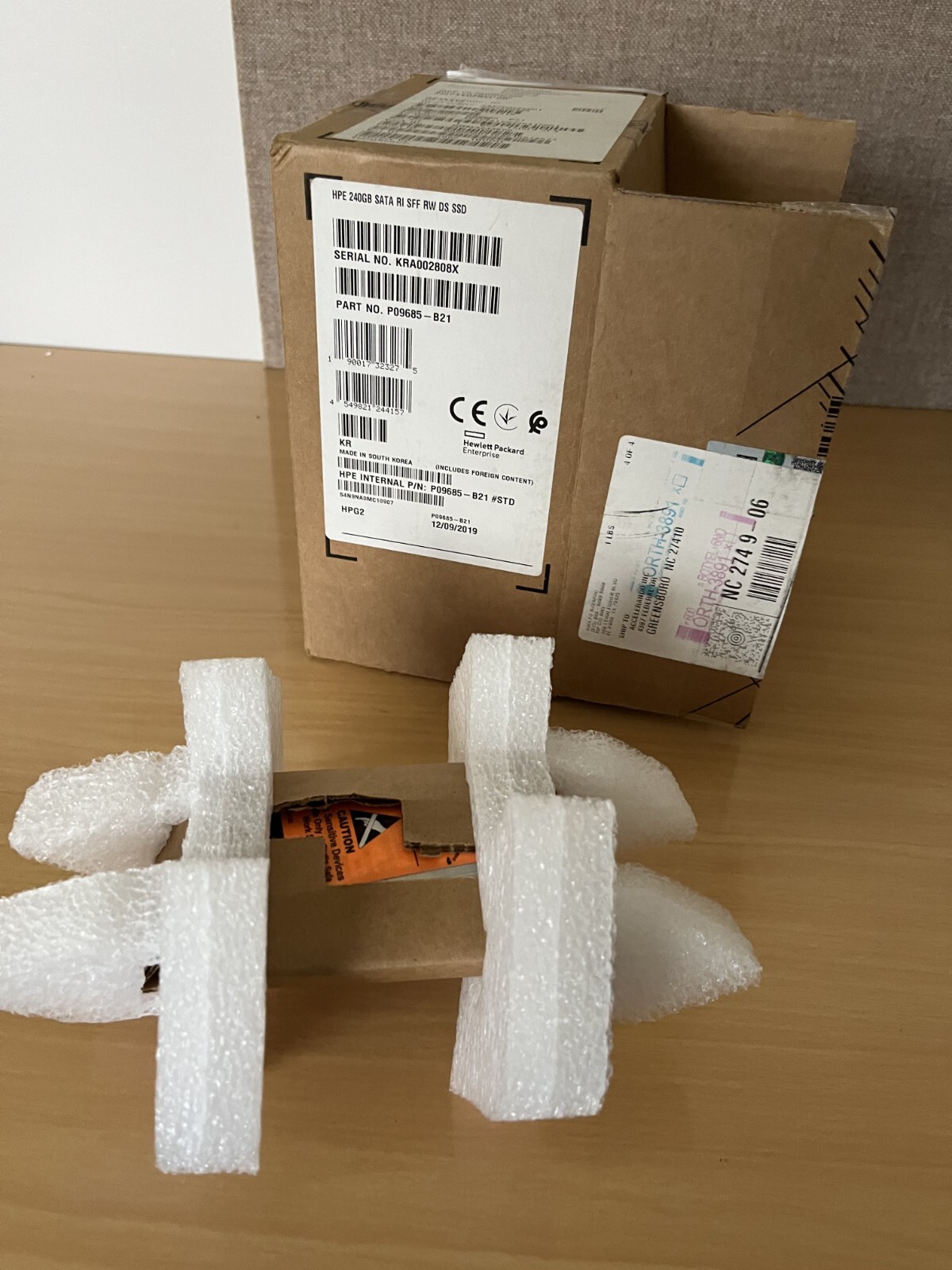 HPE 240GB SATA P09685-B21 SSD Open Box New