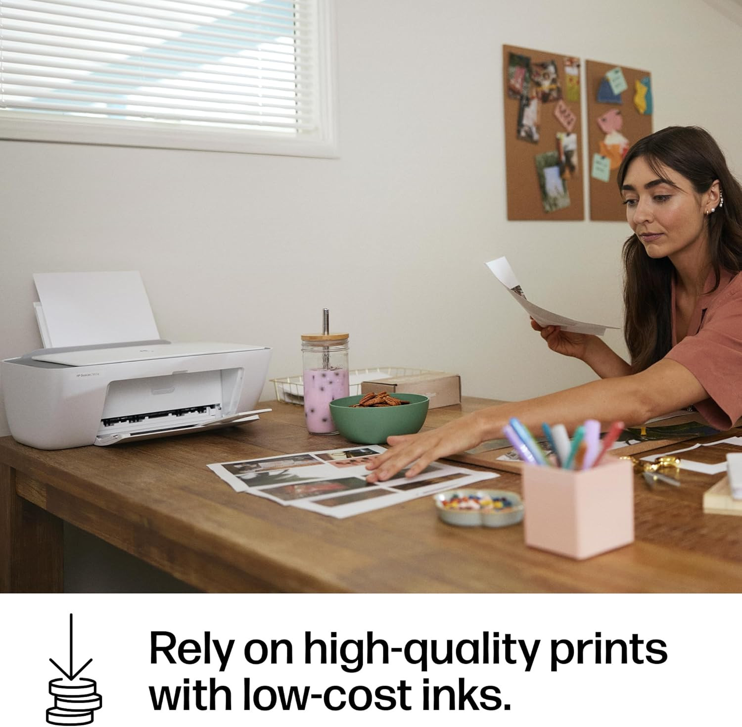 HP Deskjet 2855E Wireless All-In-One Color Inkjet Printer, Scanner, Copier, Best