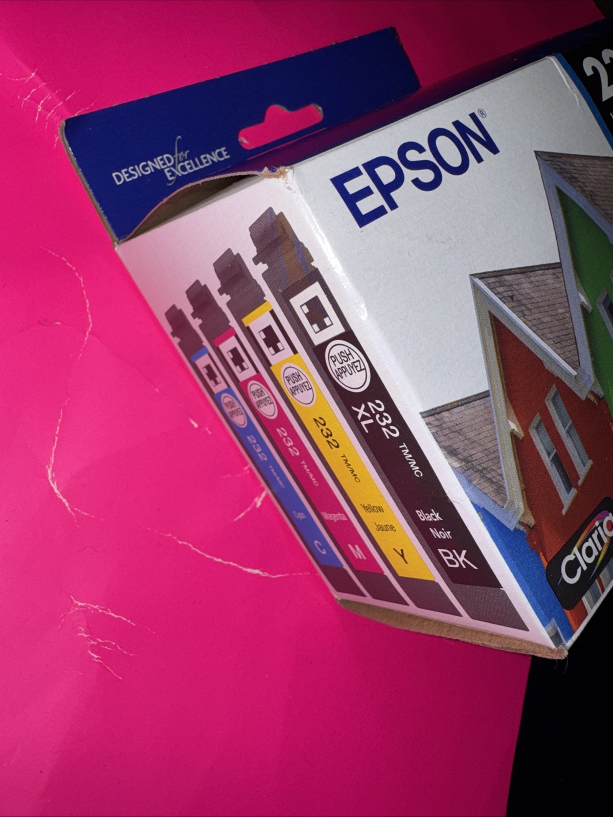 Epson 232XL Black & 232 Color Ink Cartridges T232XL-BCS Exp 2029 OEM 0694