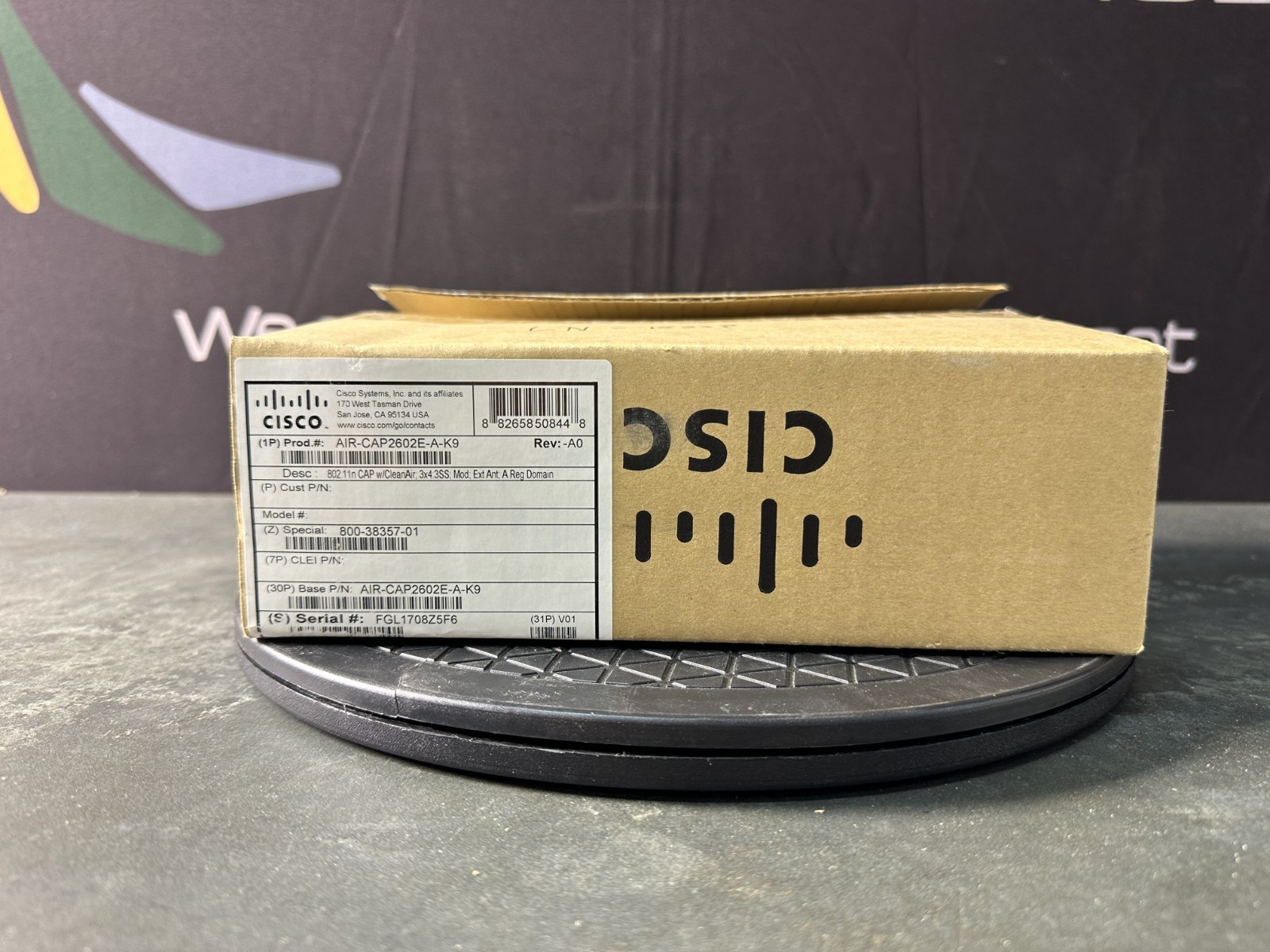Cisco Aironet 2602E AIR-CAP2602E-A-K9 Wireless Access Point