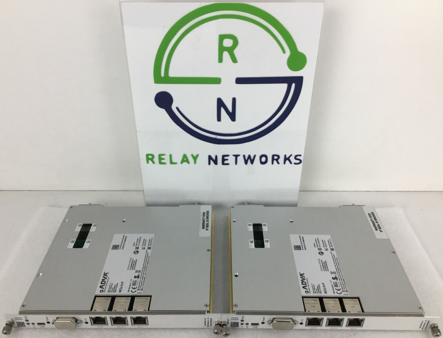 LOT OF 2 ADVA NCU-II-P 1063708413-01 Network Element Control Unit
