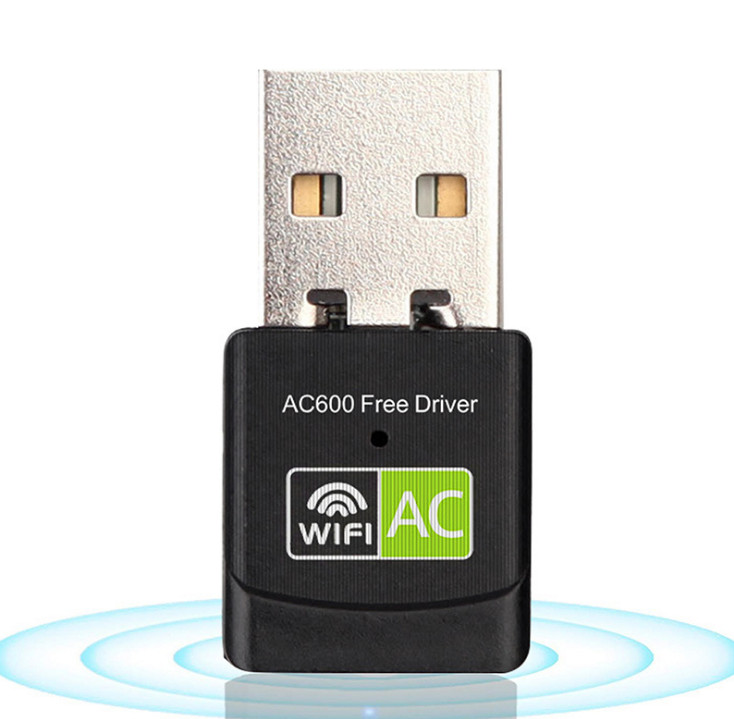 Drive free 600m external dual band USB wireless network card computer receiver