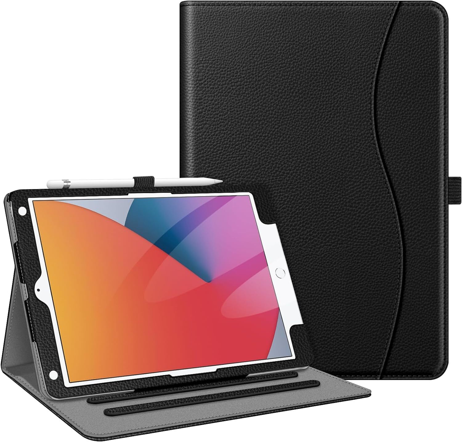 Case for Apple iPad 9th 8th 7th Gen 10.2 Inch Multi-Angle Viewing Stand Cover
