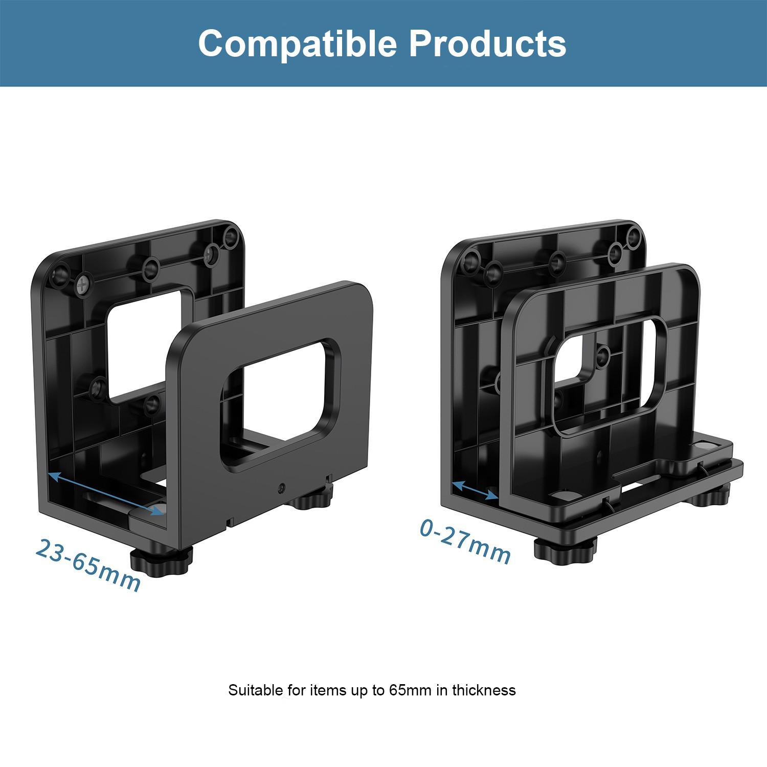 Wall Mount Router Holder, Adjustable Bracket for WiFi Modem/Laptop/Set-Top Box