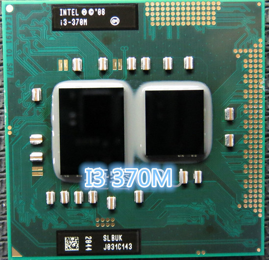 For Intel Mobile i3-370m CPU 2.4GHz Socket G1 rPGA988A rPGA989A Laptop Procossor