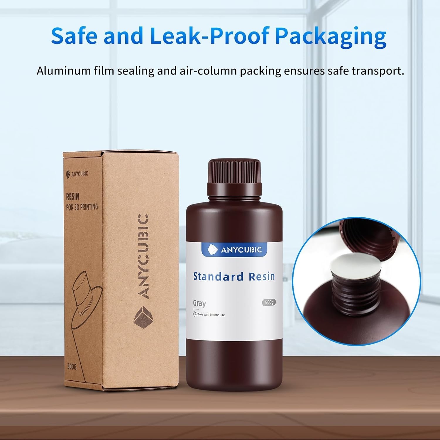 Versatile SLA UV-Curing Resin for 3D Printing – 405nm & High Precision Grey 500g