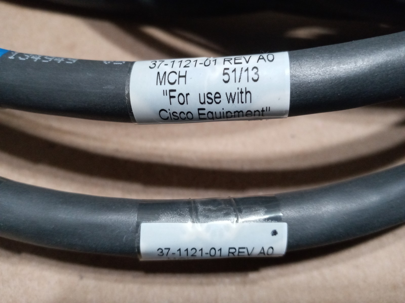 Lot of 6 Cisco 37-1121-01 PowerStack Cables 150 CM for Cisco 3750X and 3850