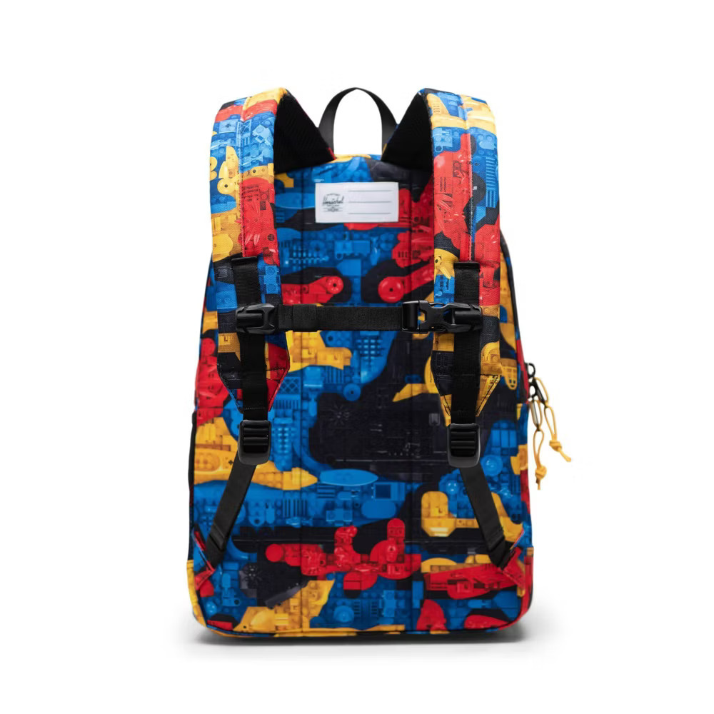 Herschel LEGO Heritage Youth Backpack w/ Laptop Sleeve – Scavenger Hunt Bricks