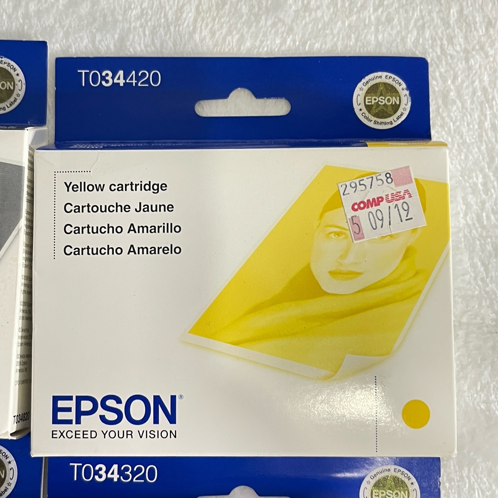 EPSON Stylus Photo 2200 Cartridge Ink Mixed Colors Lot Of 4 NEW. EXPIRED 2009
