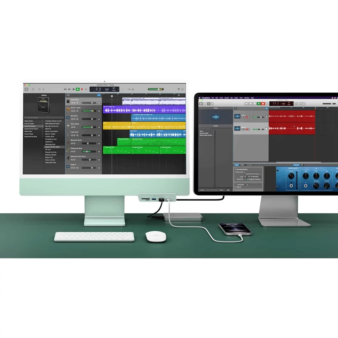 NEW: Targus Sanho HyperDrive 6-in-1 USB-C Hub for iMac 24″, (HD34A8)