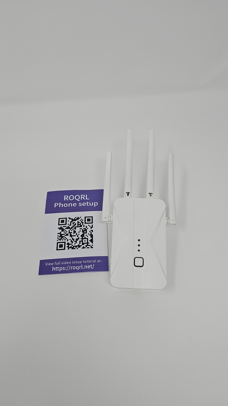 ROQRL WiFi Extender Signal Booster AC1200 Dual Band 5.8ghz/2.4ghz