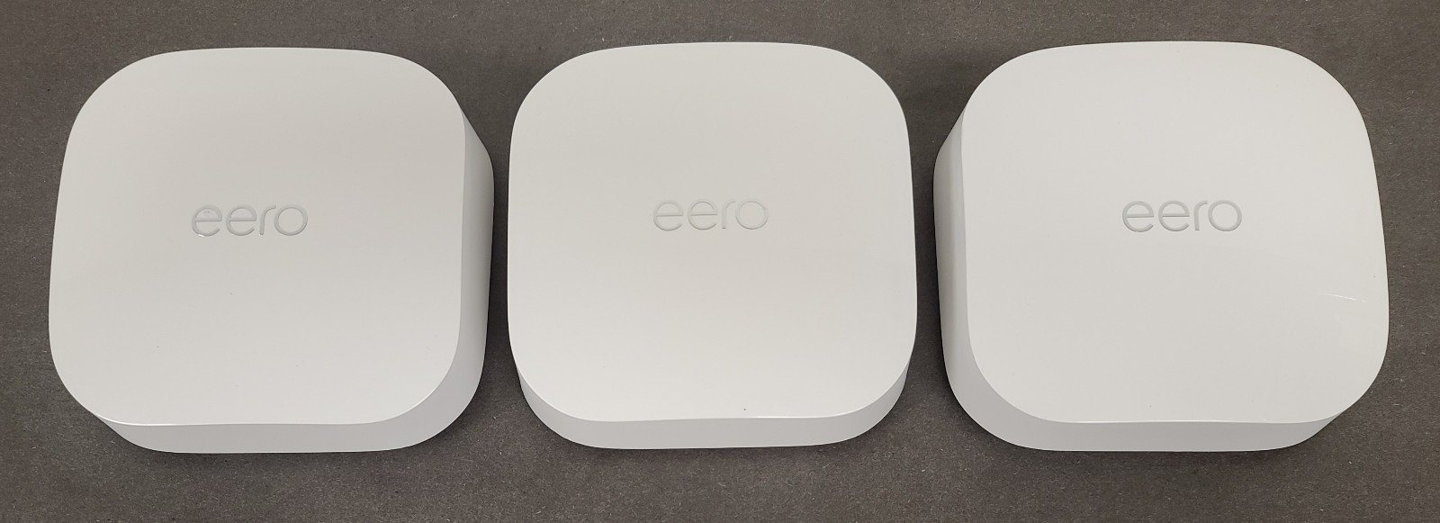 eero Pro 6E S010311 Wi-Fi 6E AXE5400 3-pack Tri-Band Mesh System White