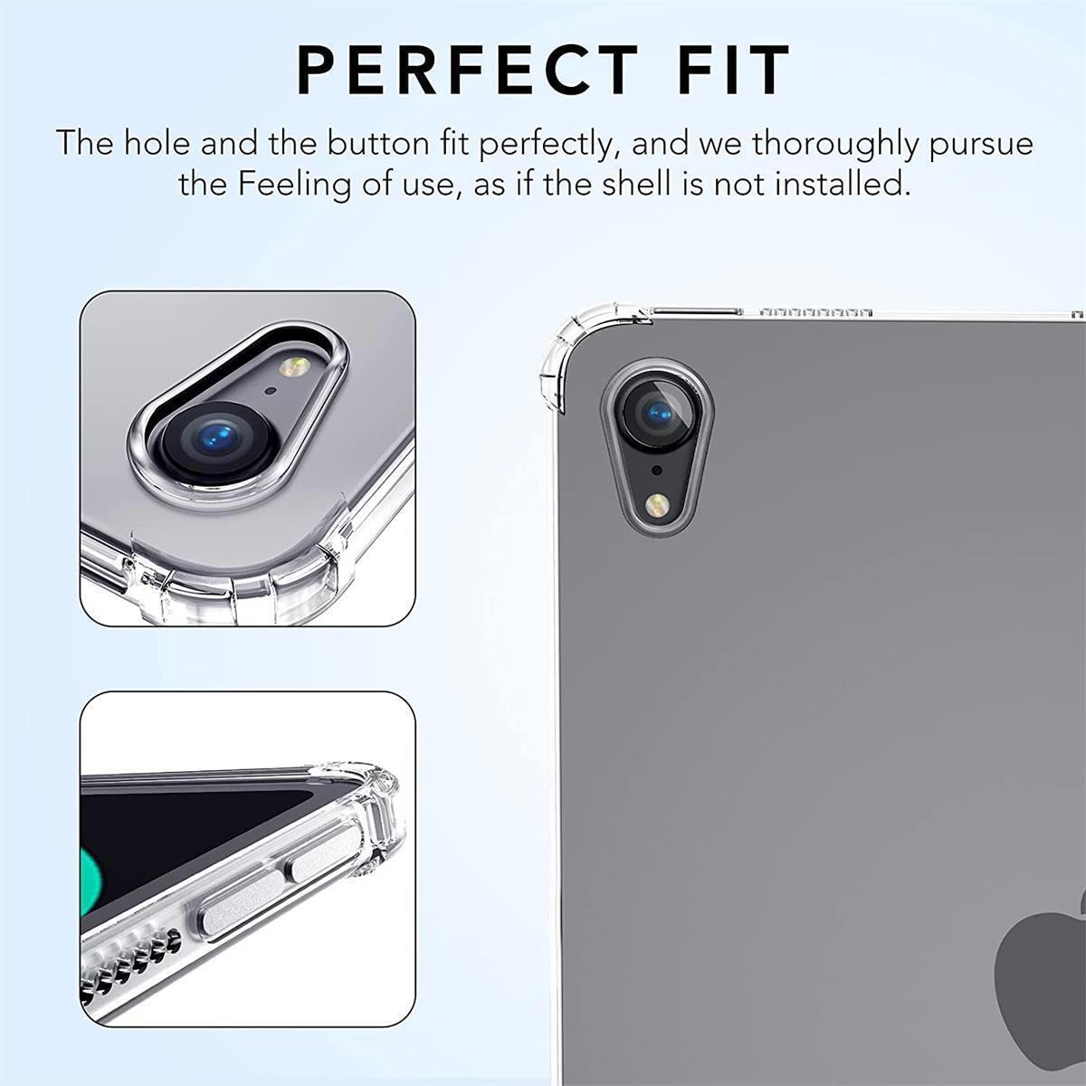 For iPad Mini 7 Case (A17 Pro) 2024/Mini 6 8.3 inch Shockproof Transparent Cover