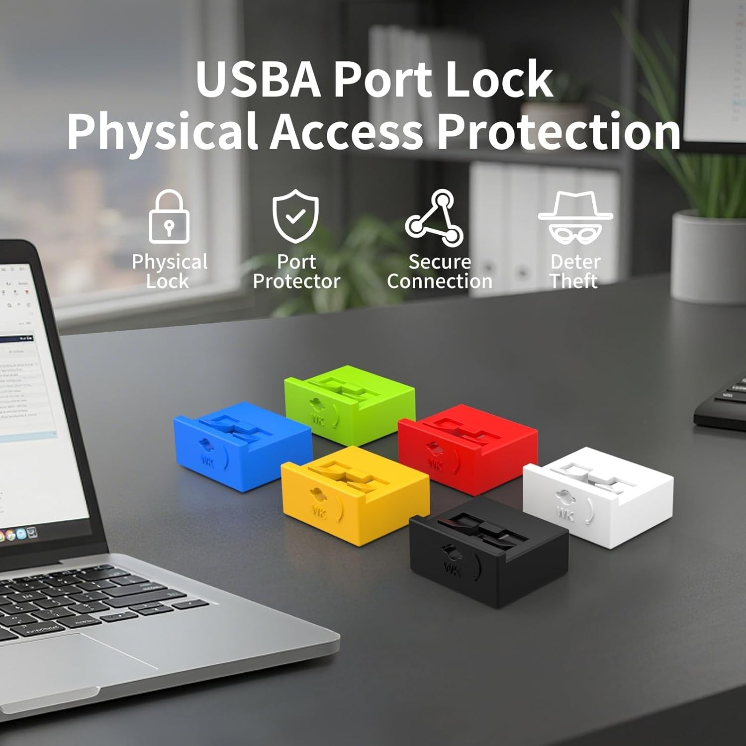 Dust & Moisture Resistant USB-A Blockers (100PCS) – Protects Against Hacking