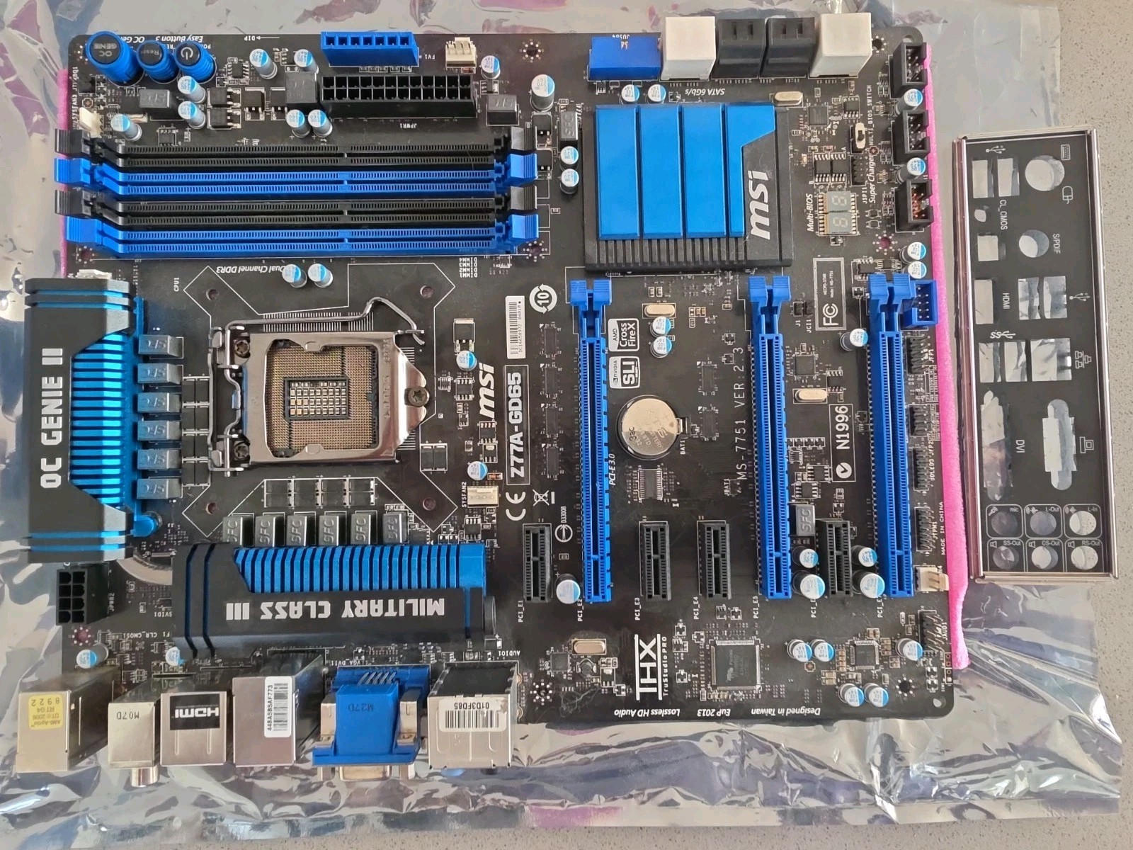 MSI Z77A-G45, LGA 1155/Socket H2, Intel Motherboard